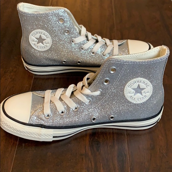 Converse Shoes - Converse Silver Sneakers